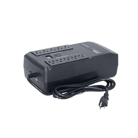 Lowell UPS System, 850VA, Standby, Out: 110/120V AC In: 110/120V AC UPSA6-850-IP